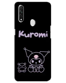 Чехол для OPPO A31 с картинкой «Kuromi — черный минимализм» Чехол для OPPO A31 с картинкой «Kuromi — черный минимализм»
