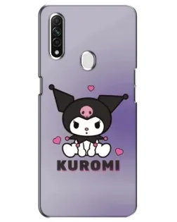 Чохол для OPPO A31 з картинкою «Kuromi — фіолетовий арт»