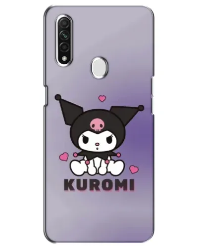 Чохол для OPPO A31 з картинкою «Kuromi — фіолетовий арт»
