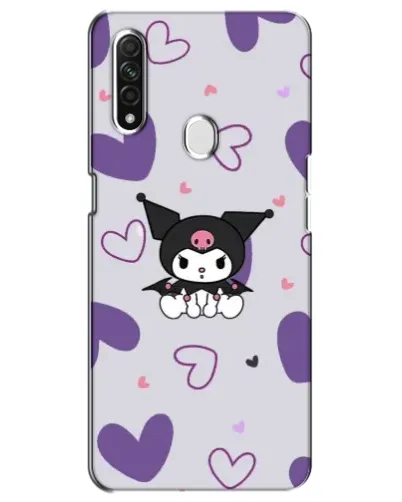Чохол для OPPO A31 з картинкою «Kuromi та лавандові серця»