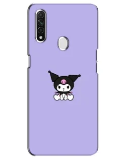 Чохол для OPPO A31 з картинкою «Kuromi — фіолетовий мінімалізм»