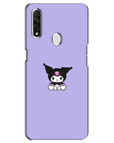 Чохол для OPPO A31 з картинкою «Kuromi — фіолетовий мінімалізм»
