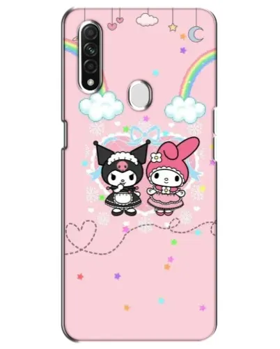 Чохол для OPPO A31 з картинкою «My Melody та Kuromi»