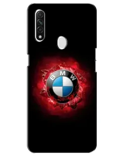 Чехол для OPPO A31 с картинкой «Логотип BMW — вспышка»