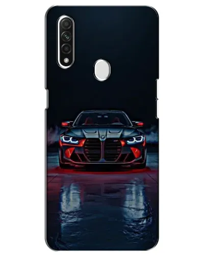 Чехол для OPPO A31 с картинкой «BMW на мокрой дороге»