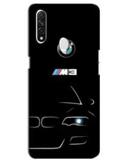 Чехол для OPPO A31 с картинкой «Минималистичный принт BMW M3»
