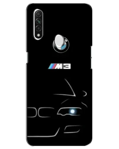Чехол для OPPO A31 с картинкой «Минималистичный принт BMW M3»