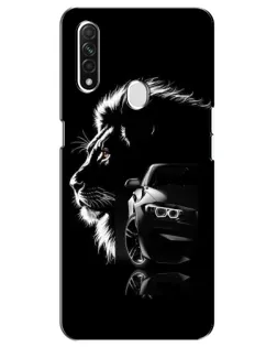 Чехол для OPPO A31 с картинкой «BMW и лев»