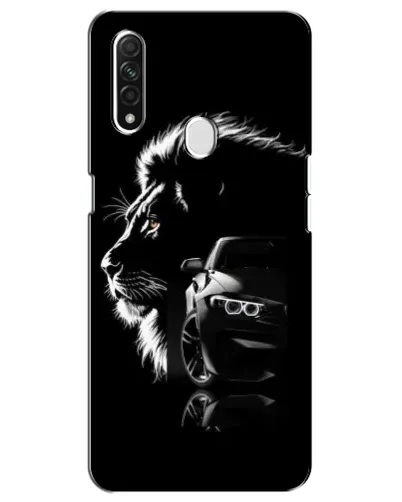 Чехол для OPPO A31 с картинкой «BMW и лев»