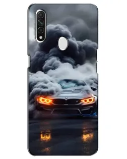 Чехол для OPPO A31 с картинкой «BMW в дыму»