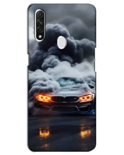 Чехол для OPPO A31 с картинкой «BMW в дыму»