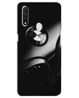 Чехол для OPPO A31 с картинкой «Эмблема BMW — макро»