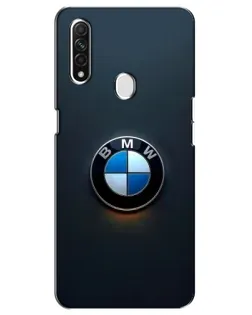 Чехол для OPPO A31 с картинкой «Логотип BMW — минимализм»