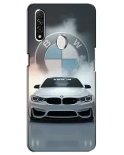 Чехол для OPPO A31 с картинкой «BMW в белом дыму»