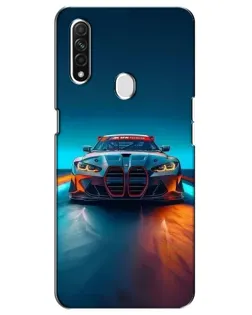 Чехол для OPPO A31 с картинкой «BMW — огни неона»