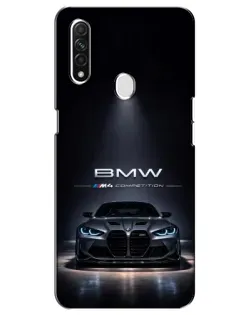 Чехол для OPPO A31 с картинкой «BMW сквозь ночной город»