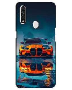 Чехол для OPPO A31 с картинкой «BMW — золотая эмблема»