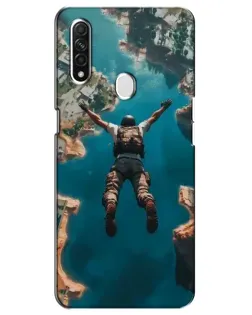 Чехол для OPPO A31 с картинкой «PUBG — свободное падение»