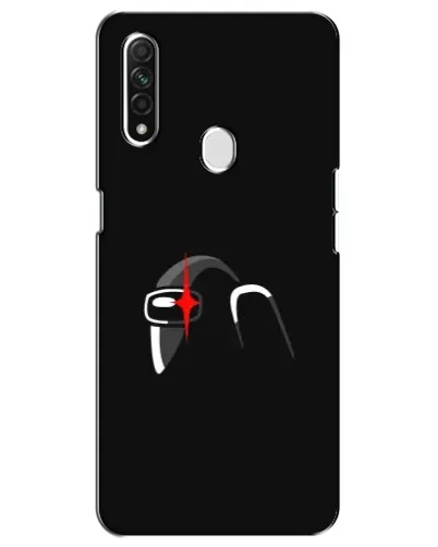 Чехол для OPPO A31 с картинкой «Among Us шлем»