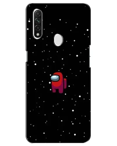 Чехол для OPPO A31 с картинкой «Красный Among Us»