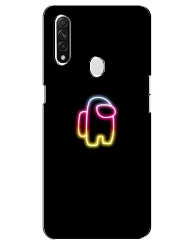 Чехол для OPPO A31 с картинкой «Among Us градиент»