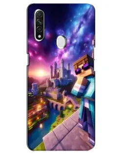 Чехол для OPPO A31 с картинкой «Стив и космос» Чехол для OPPO A31 с картинкой «Стив и космос»