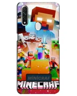 Чехол для OPPO A31 с картинкой «Minecraft герои игры» Чехол для OPPO A31 с картинкой «Minecraft герои игры»