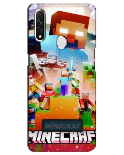 Чехол для OPPO A31 с картинкой «Minecraft герои игры» Чехол для OPPO A31 с картинкой «Minecraft герои игры»