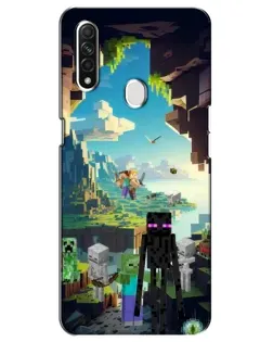 Чехол для OPPO A31 с картинкой «Эндермен в лесу» Чехол для OPPO A31 с картинкой «Эндермен в лесу»