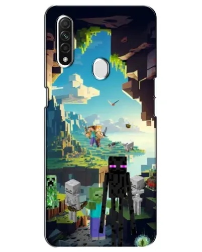 Чехол для OPPO A31 с картинкой «Эндермен в лесу» Чехол для OPPO A31 с картинкой «Эндермен в лесу»