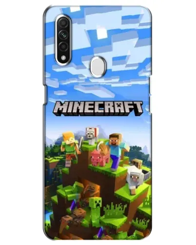 Чехол для OPPO A31 с картинкой «Minecraft классический мир» Чехол для OPPO A31 с картинкой «Minecraft классический мир»