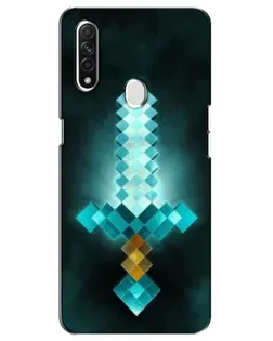 Чехол для OPPO A31 с картинкой «Алмазный меч неон» Чехол для OPPO A31 с картинкой «Алмазный меч неон»
