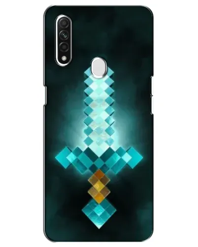 Чехол для OPPO A31 с картинкой «Алмазный меч неон» Чехол для OPPO A31 с картинкой «Алмазный меч неон»