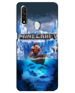 Чехол для OPPO A31 с картинкой «Minecraft ледяной мир» Чехол для OPPO A31 с картинкой «Minecraft ледяной мир»