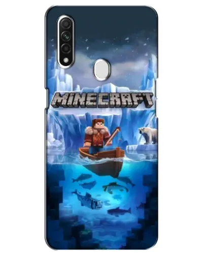 Чехол для OPPO A31 с картинкой «Minecraft ледяной мир» Чехол для OPPO A31 с картинкой «Minecraft ледяной мир»