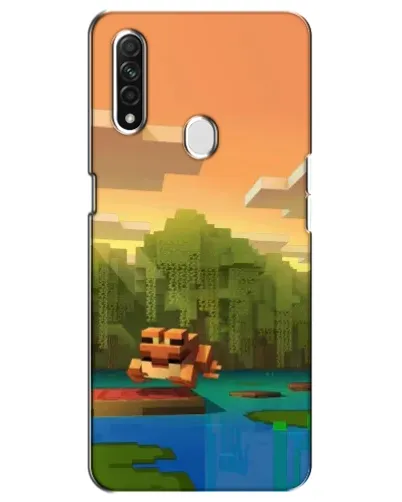 Чехол для OPPO A31 с картинкой «Майнкрафт закат солнца» Чехол для OPPO A31 с картинкой «Майнкрафт закат солнца»
