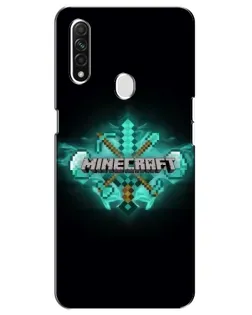 Чехол для OPPO A31 с картинкой «Minecraft Diamond лого» Чехол для OPPO A31 с картинкой «Minecraft Diamond лого»