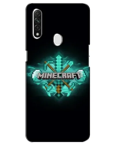 Чехол для OPPO A31 с картинкой «Minecraft Diamond лого» Чехол для OPPO A31 с картинкой «Minecraft Diamond лого»