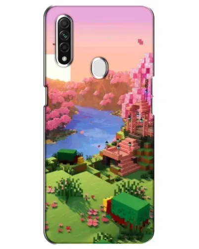 Чехол для OPPO A31 с картинкой «Розовое дерево Minecraft» Чехол для OPPO A31 с картинкой «Розовое дерево Minecraft»