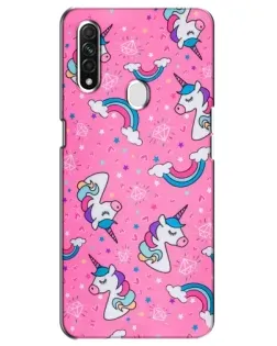 Чехол для OPPO A31 с картинкой «Unicorn паттерн розовый» Чехол для OPPO A31 с картинкой «Unicorn паттерн розовый»