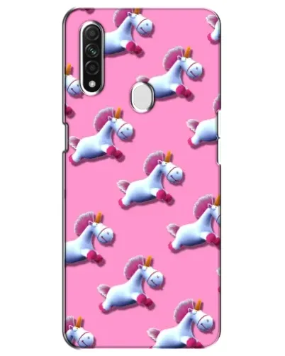 Чехол для OPPO A31 с картинкой «Единороги на розовом»