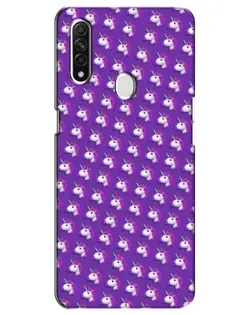 Чехол для OPPO A31 с картинкой «Единороги на фиолетовом» Чехол для OPPO A31 с картинкой «Единороги на фиолетовом»