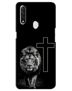 Чохол для OPPO A31 з картинкою «Лев та Хрест»