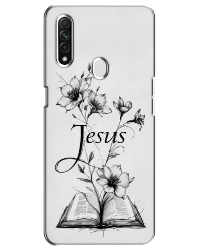 Чохол для OPPO A31 з картинкою «Квіти та Біблія» Чохол для OPPO A31 з картинкою «Квіти та Біблія»
