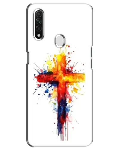 Чохол для OPPO A31 з картинкою «Акварельний хрест» Чохол для OPPO A31 з картинкою «Акварельний хрест»