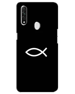 Чехол для OPPO A31 с картинкой «Символ рыбы Jesus» Чехол для OPPO A31 с картинкой «Символ рыбы Jesus»