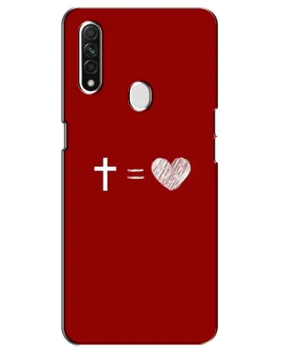 Чехол для OPPO A31 с картинкой «Уравнение любви» Чехол для OPPO A31 с картинкой «Уравнение любви»