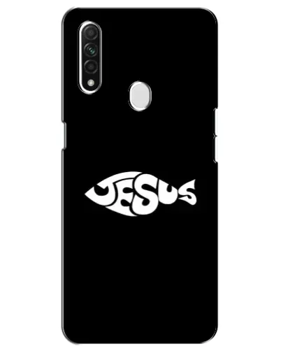 Чехол для OPPO A31 с картинкой «Рыба Jesus» Чехол для OPPO A31 с картинкой «Рыба Jesus»