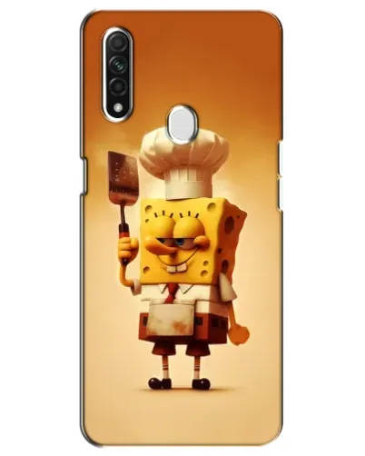 Чохол для OPPO A31 з картинкою «Губка Боб кухар»
