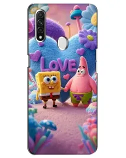 Чохол для OPPO A31 з картинкою «Губка Боб Патрік»